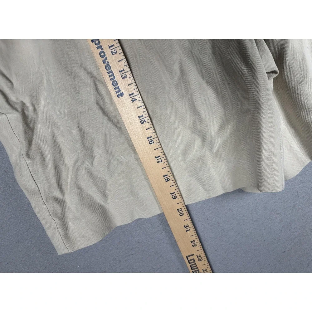 Lizgolf‎ By Liz Claiborne Shorts Womens 6 Beige Silk Golf Bermuda Pleated Twill